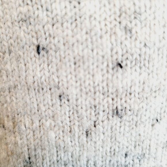 Madewell open front speckled soft knit grey cardigan - Picture 4 of 8